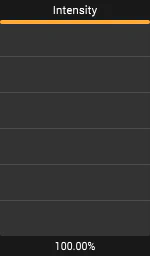 Intensity Control
