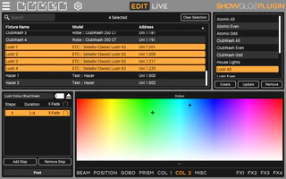 Showglo Plugin | Colour Controls