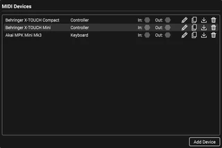 MIDI Settings